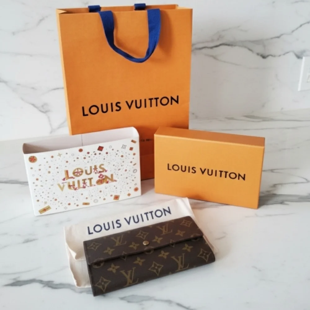 Louis Vuitton Porte Tresor Vintage International Monogram Wallet Bundle